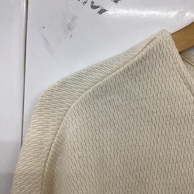 ニコアンド niko and... カットソー 長袖 L 無地 アイボリー / アイボリー / レディース USED 古着 中古 10129822