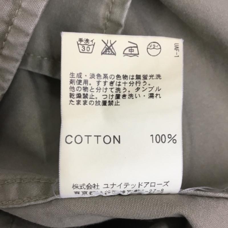 ユナイテッドアローズ UNITED ARROWS ジャケット、上着 ジャケット、ブレザー ミリタリージャケット カジュアルジャケット 前ボタンジャケット カラージャケット M 無地 カーキ / カーキ / レディース USED 古着 中古 10118470