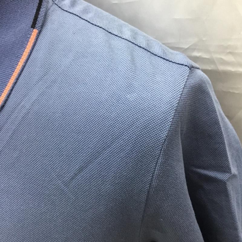 ポールスミス Paul Smith ポロシャツ 半袖 半袖ポロシャツ カラーシャツ 半袖カットソー S ロゴ、文字 青 / ブルー / メンズ USED 古着 中古 10109278