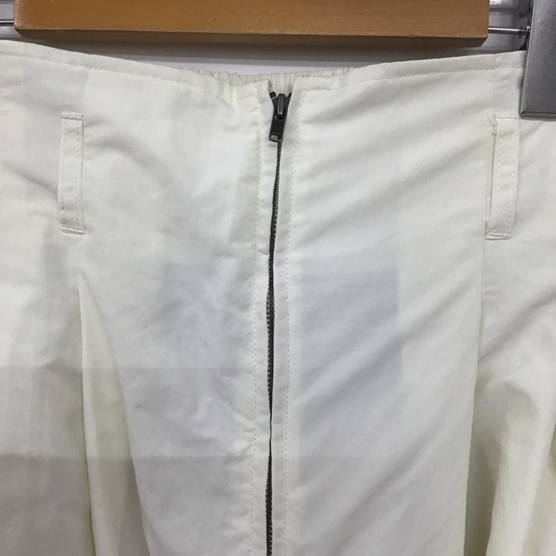 ジーナシス JEANASIS パンツ ワークパンツ、ペインターパンツ JS050701MC サスティナブルハイウエストフラップパンツ FREE 無地 白 / ホワイト / レディース USED 古着 中古 10137248