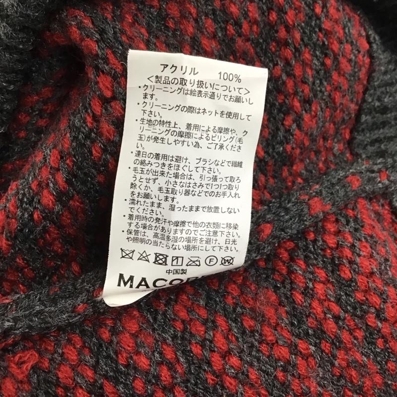 マコバ MACOBER ニット、セーター 長袖 長袖ニットカットソー ニット セーター クルーネックニット 刺繍 マルチカラー / マルチカラー / メンズ USED 古着 中古 10124261