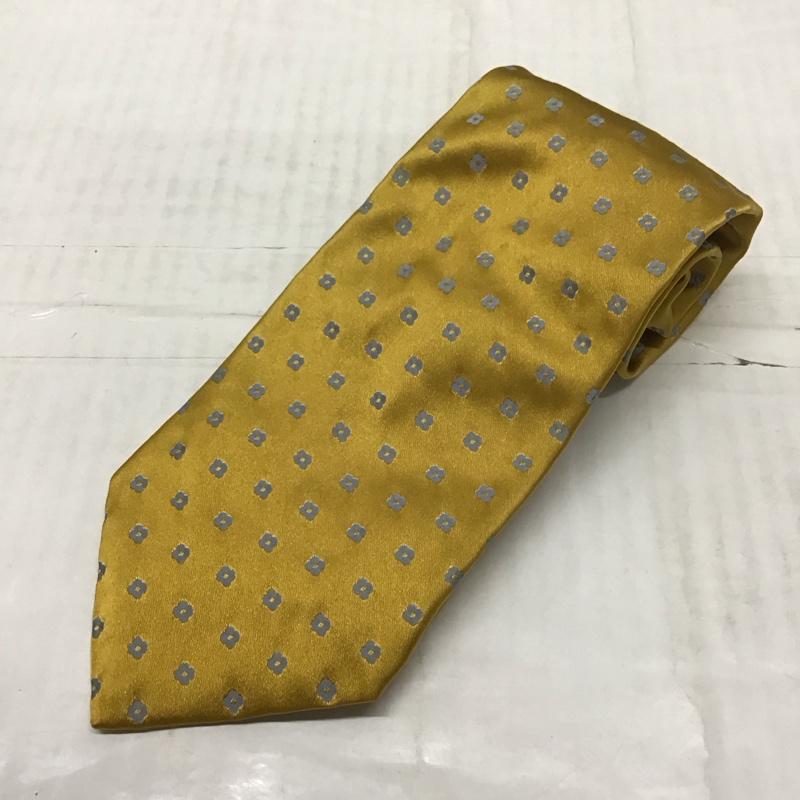 ブルックスブラザーズ BROOKS BROTHERS ネクタイ ネクタイ シルク 総柄 黄 / イエロー / メンズ USED 古着 中古 10113402
