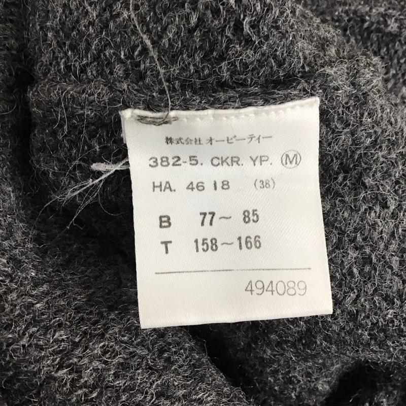 カルバン・クライン Calvin Klein ニット、セーター 長袖 M 無地 灰 / グレー / メンズ USED 古着 中古 10120165