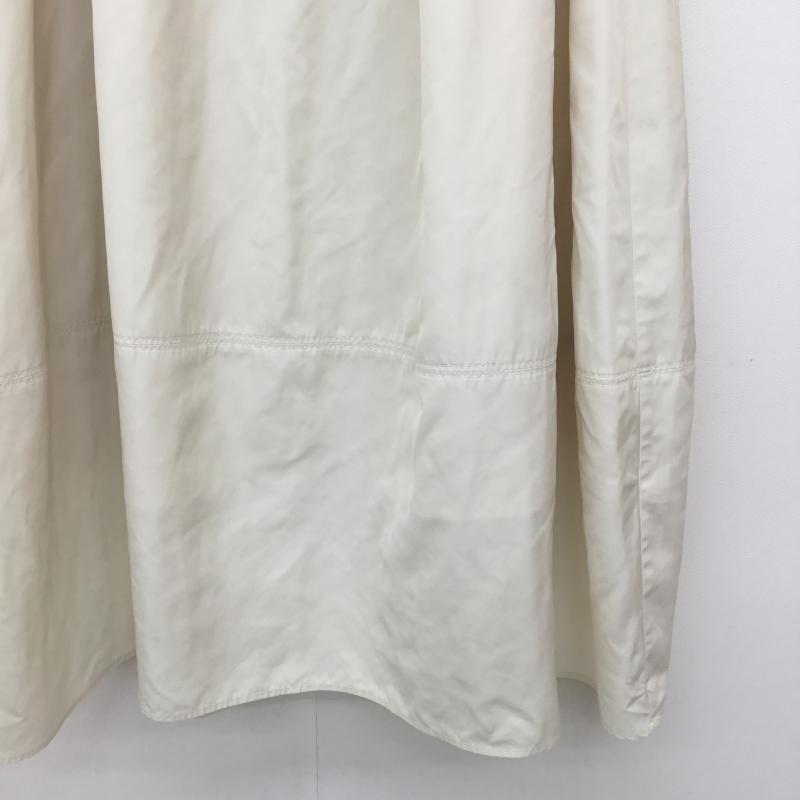 グリーンレーベルリラクシング green label relaxing スカート ロングスカート 38 無地 オフホワイト / オフホワイト / レディース USED 古着 中古 10134755