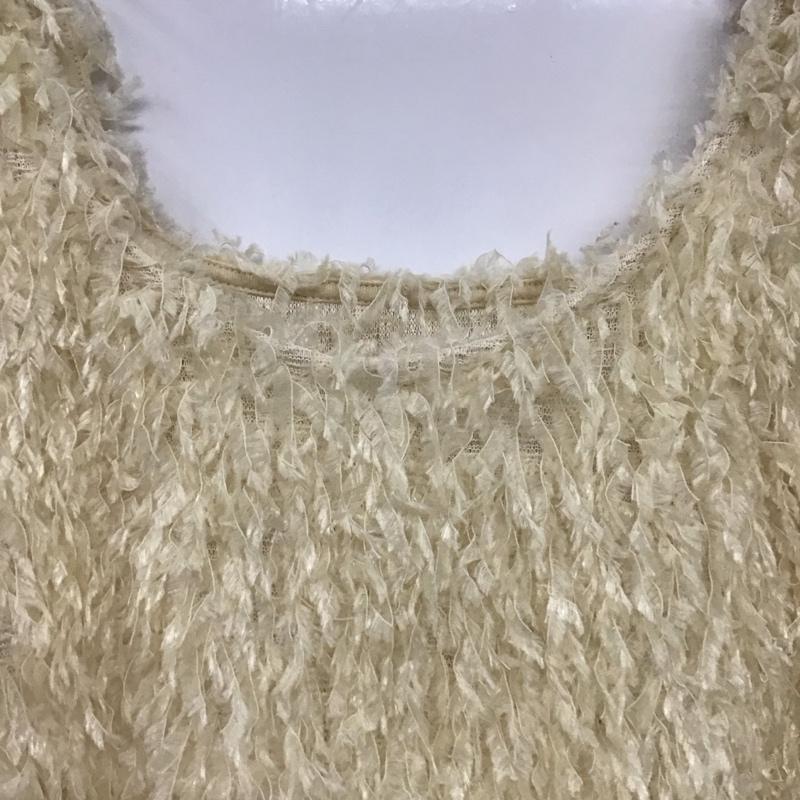 ローリーズファーム LOWRYS FARM タンクトップ タンクトップ ノースリーブ FREE 無地 アイボリー / アイボリー / レディース USED 古着 中古 10138084
