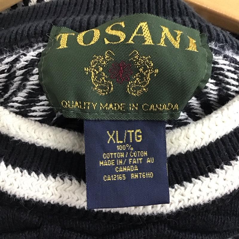 古着 USED ニット、セーター 長袖 長袖ニットカットソー クルーネック セーター XL 総柄 マルチカラー / マルチカラー / メンズ USED 古着 中古 10136676