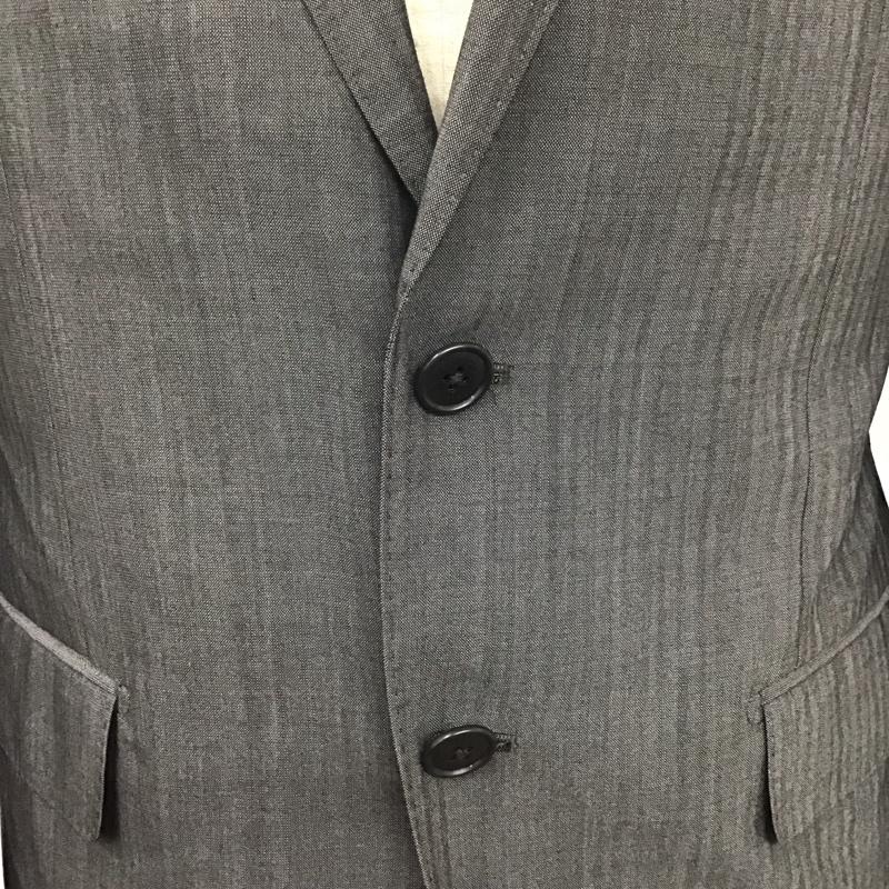 グリーンレーベルリラクシング green label relaxing セットアップ セットアップ セットアップ 長袖ジャケット スラックスパンツ 2点セット 44 無地 灰 / グレー / メンズ USED 古着 中古 10130677
