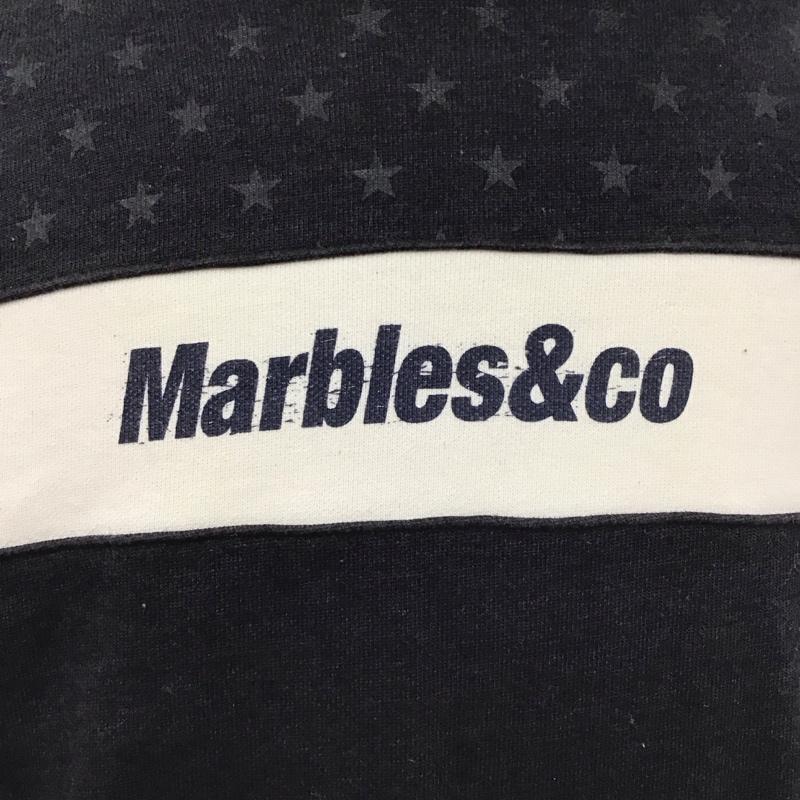 マーブルズ MARBLES パーカー 長袖 長袖パーカー フード付きパーカー プリントスウェット トレーナー ロゴ、文字 白 / ホワイト / X 黒 / ブラック /  メンズ USED 古着 中古 10119512