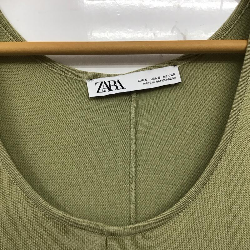 ザラ ZARA サロペット・オーバーオール サロペット、オーバーオール S 無地 薄緑 / ライトグリーン / レディース USED 古着 中古 10137454