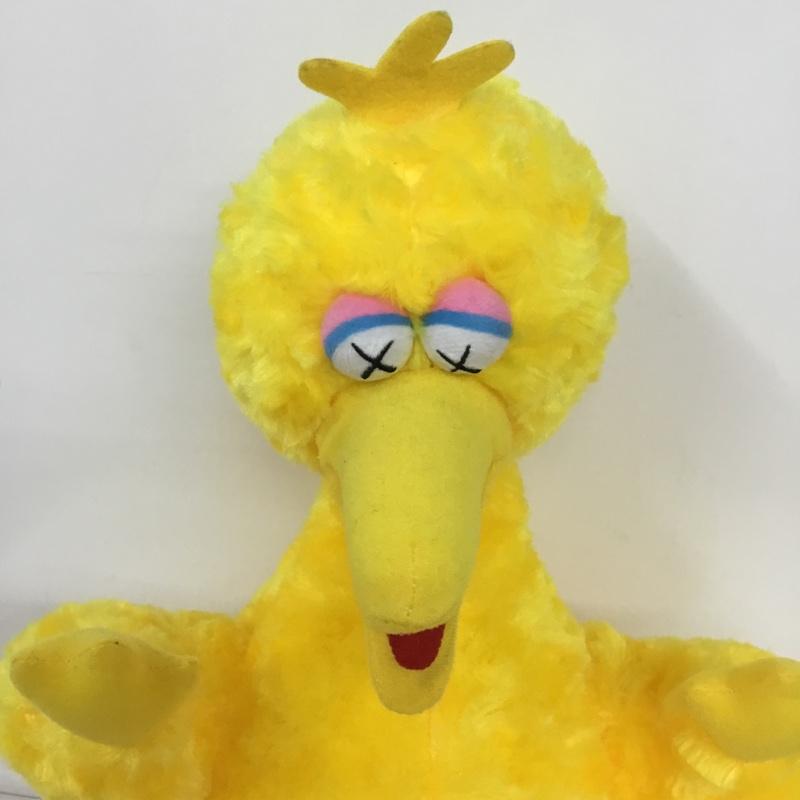 ユニクロ UNIQLO ファッション小物 ファッション小物 361-414921 KAWS x SESAME STREET ぬいぐるみ タグ付き ビッグバード キャラクター 黄 / イエロー / メンズ USED 古着 中古 10131792