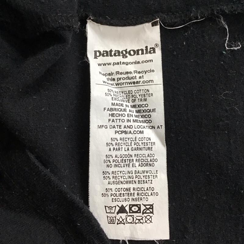 パタゴニア patagonia Tシャツ 半袖 XS ロゴ、文字 黒 / ブラック / メンズ USED 古着 中古 10115354