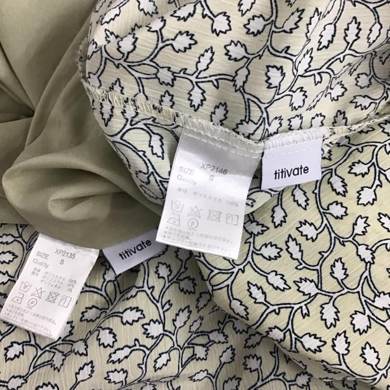 ティティベイト titivate セットアップ セットアップ S 総柄 マルチカラー / マルチカラー / レディース USED 古着 中古 10129872