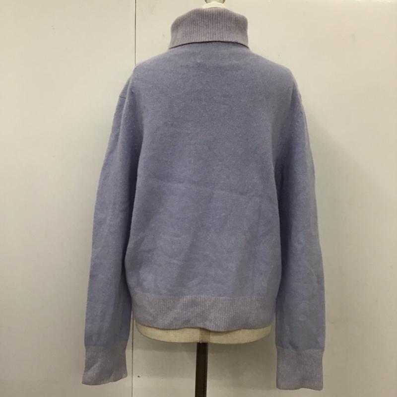 マークジェイコブス MARCJACOBS ニット、セーター 長袖 N610W01RE21 タートルネック L ワンポイント 紫 / パープル /  レディース USED 古着 中古 10112044