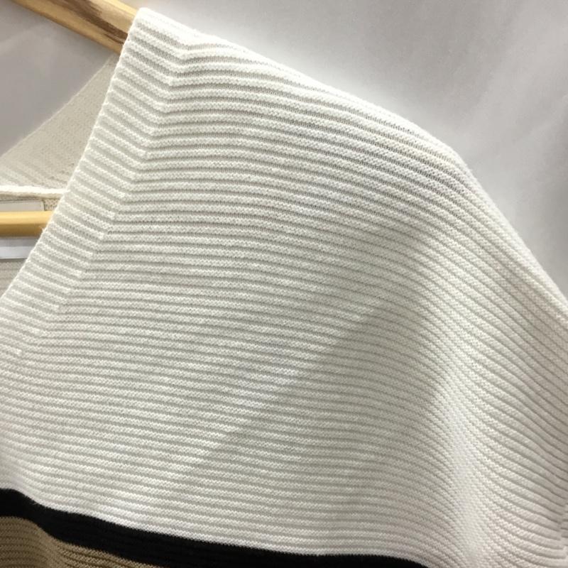 アズールバイマウジー AZUL BY MOUSSY ニット、セーター 半袖 250EAB70-128F ルーズパネルニットトップス 半袖カットソー ノースリーブカットソー FREE 無地 白 / ホワイト / X 黒 / ブラック / X 茶 / ブラウン / レディース USED 古着 中古 10109999