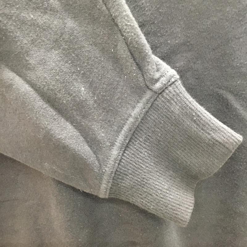 チャップスラルフローレン CHAPSRALPHLAUREN トレーナー 長袖 長袖トレーナー スウェット クルーネック リブスウェットカットソー L ロゴ、文字 灰 / グレー / メンズ USED 古着 中古 10109367