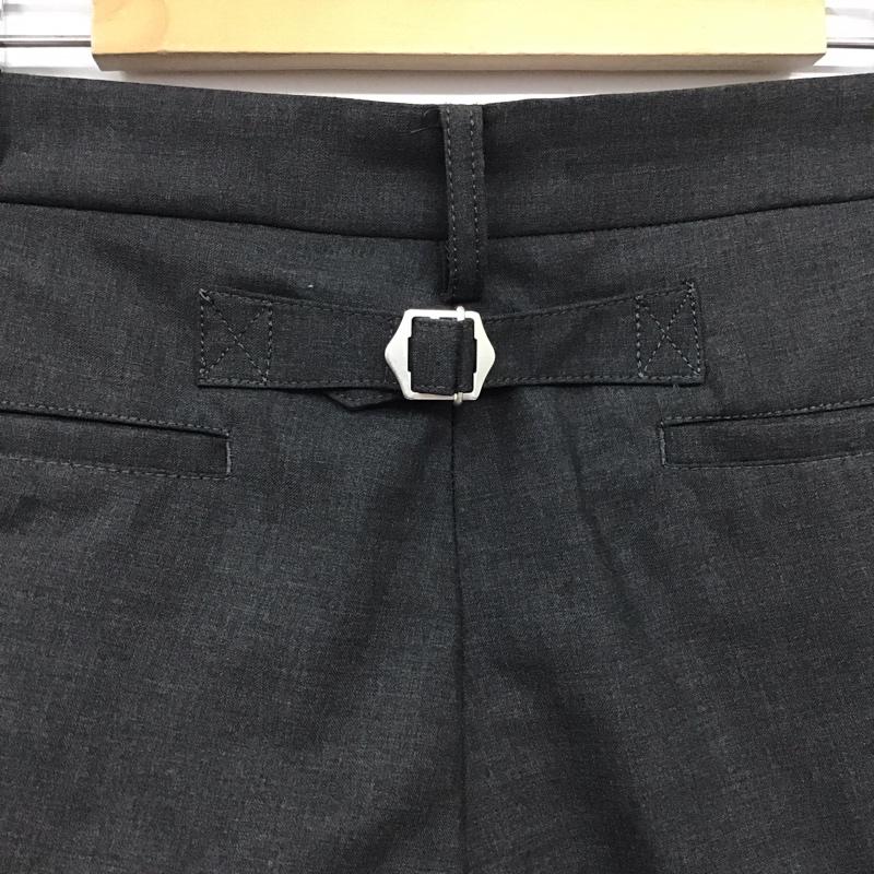 ビームス BEAMS パンツ スラックス スラックスパンツ ワイドパンツ センタータックパンツ L 無地 灰 / グレー / メンズ USED 古着 中古 10131483