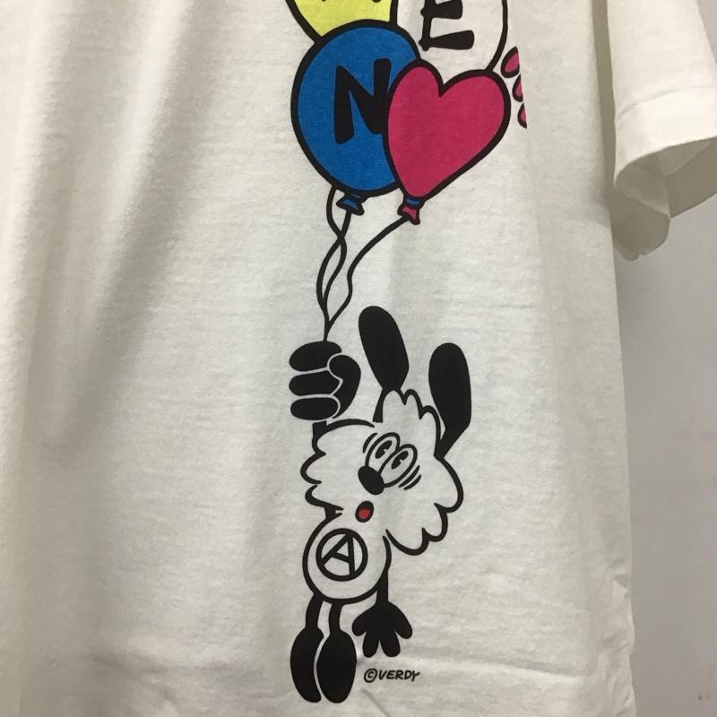 ヒューマンメード HUMAN MADE Tシャツ 半袖 半袖カットソー プリントTシャツ クルーネックカットソー XL プリント 白 / ホワイト / メンズ USED 古着 中古 10107744