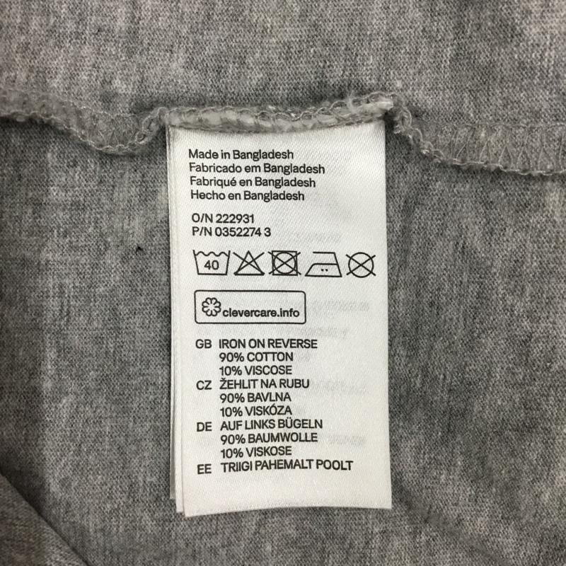 ザラ ZARA Tシャツ 半袖 半袖カットソー プリントTシャツ クルーネックカットソー S プリント 灰 / グレー /  メンズ USED 古着 中古 10108971