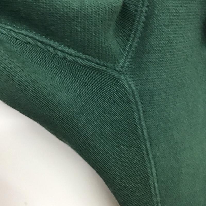 チャンピオン Champion パンツ ワークパンツ、ペインターパンツ c3-n203 スウェット ワイドパンツ ジャージ L ロゴ、文字 緑 / グリーン /  メンズ USED 古着 中古 10126438