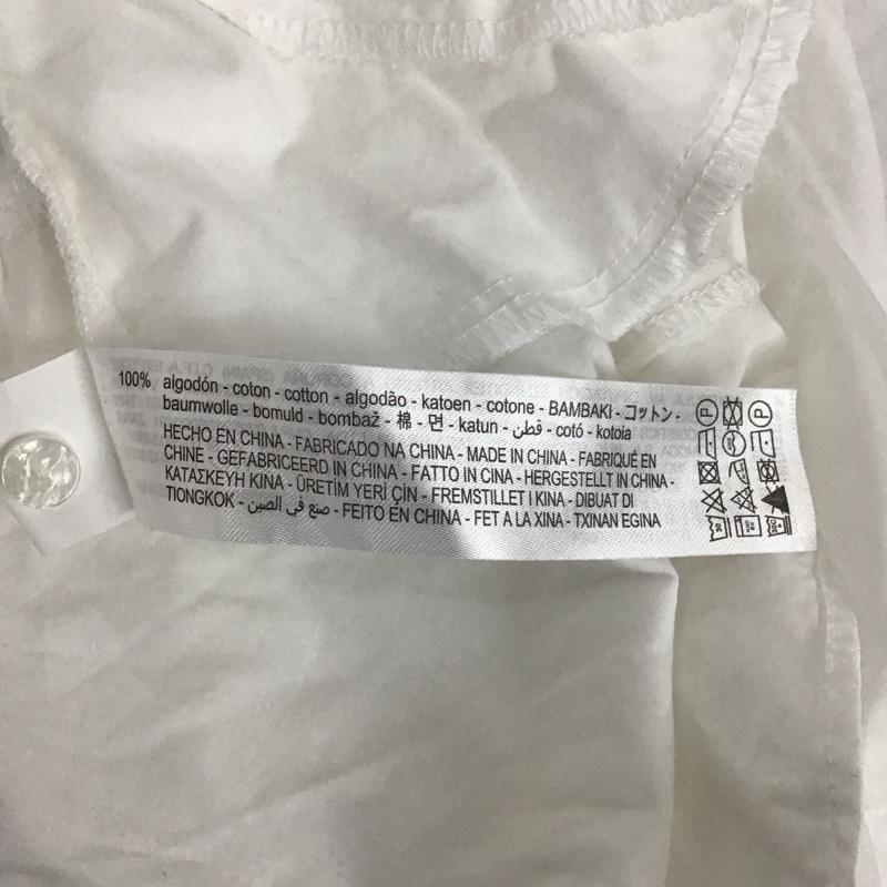 ザラ ZARA シャツ、ブラウス 半袖 S 無地 白 / ホワイト / レディース USED 古着 中古 10111603