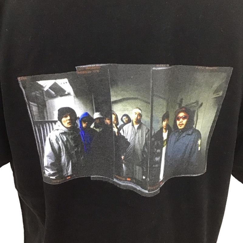 ナイトリッチ NITRICH Tシャツ 半袖 半袖カットソー プリントTシャツ クルーネックカットソー プリント 黒 / ブラック /  メンズ USED 古着 中古 10110877