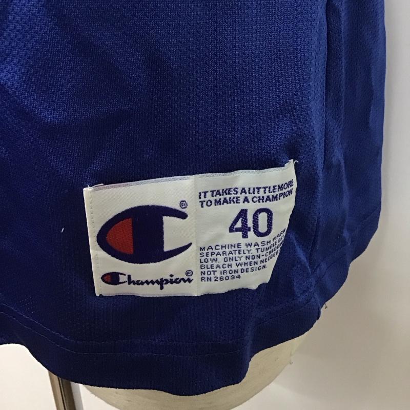 チャンピオン Champion タンクトップ タンクトップ バスケットボールユニフォーム スポーツウェア ノースリーブカットソー 90s 40 プリント 白 / ホワイト / X 緑 / グリーン / X 青 / ブルー / メンズ USED 古着 中古 10109572