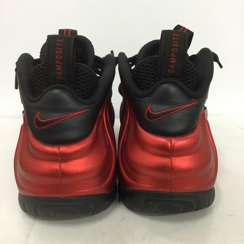 ナイキ NIKE スニーカー スニーカー 624041-604 AIR FOAMPOSITE PRO バスケットシューズ 28.5cm 28.5cm ロゴ、文字 赤 / レッド / X 黒 / ブラック / メンズ USED 古着 中古 10133280