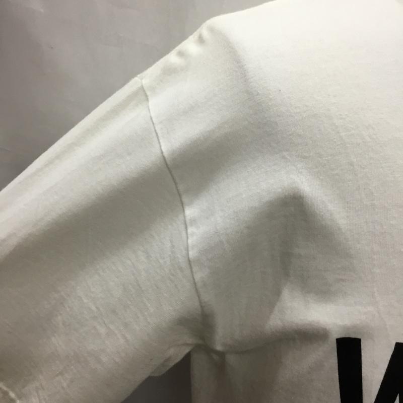 ダブルタップス WTAPS Tシャツ 半袖 クルーネック ロゴ、文字 白 / ホワイト / メンズ USED 古着 中古 10119170