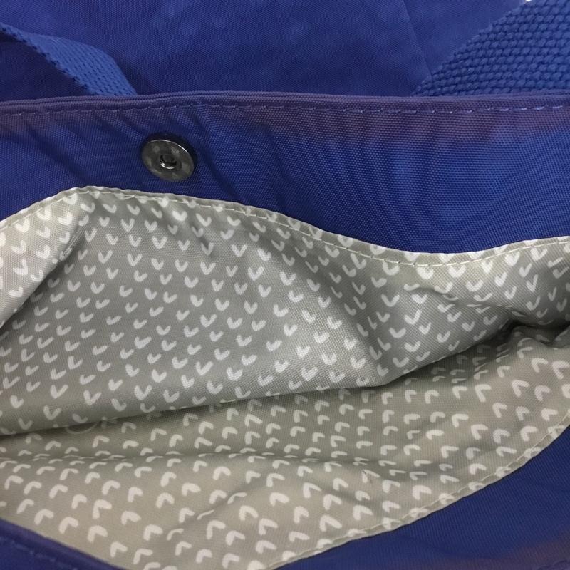キプリング kipling トートバッグ トートバッグ K1661810J Pravia ゴリラ ロゴ、文字 青 / ブルー / レディース USED 古着 中古 10131861