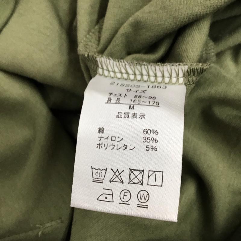 イッカ ikka パーカー 半袖 21SSCS-1863 プルオーバー M 無地 カーキ / カーキ / レディース USED 古着 中古 10117057