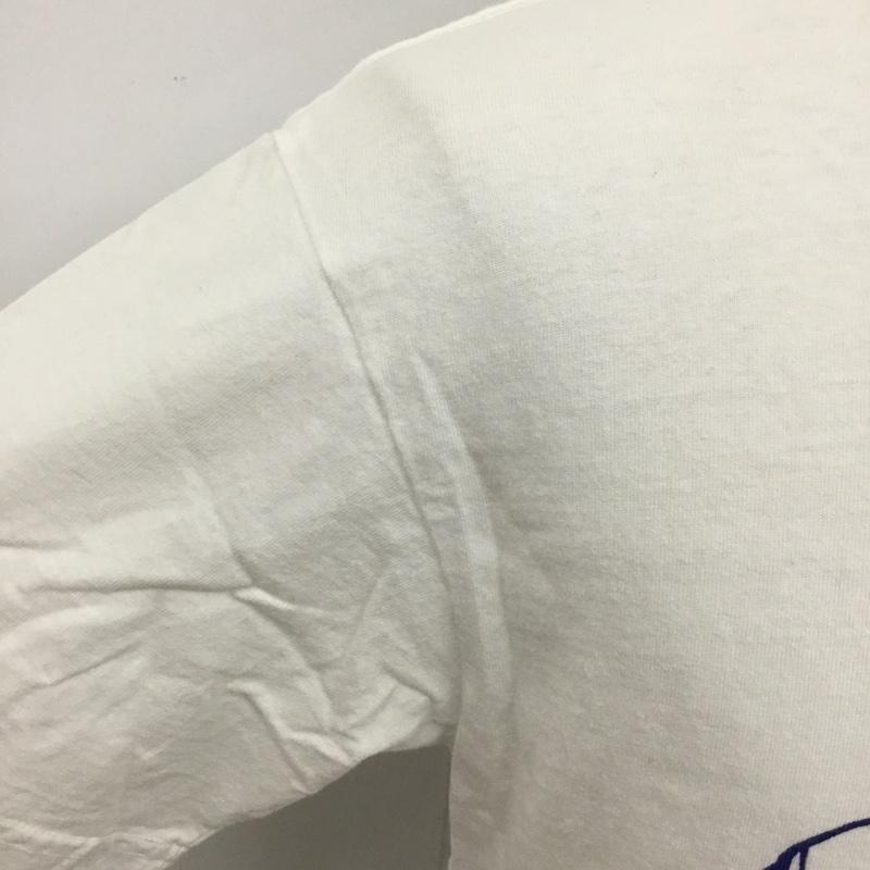 ブルーブルー BLUE BLUE Tシャツ 半袖 半袖カットソー プリントTシャツ クルーネックカットソー S プリント 白 / ホワイト /  メンズ USED 古着 中古 10110048