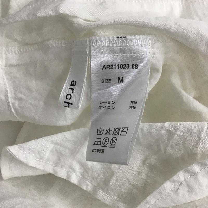 アルシーヴ archives シャツ、ブラウス 長袖 M 無地 白 / ホワイト / レディース USED 古着 中古 10131839