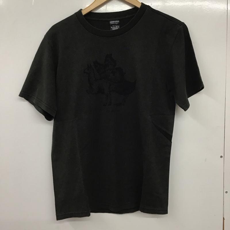 ナンバーナイン NUMBER (N)INE Tシャツ 半袖 半袖カットソー プリントTシャツ クルーネックカットソー romp 2 プリント 黒 / ブラック / メンズ USED 古着 中古 10137123