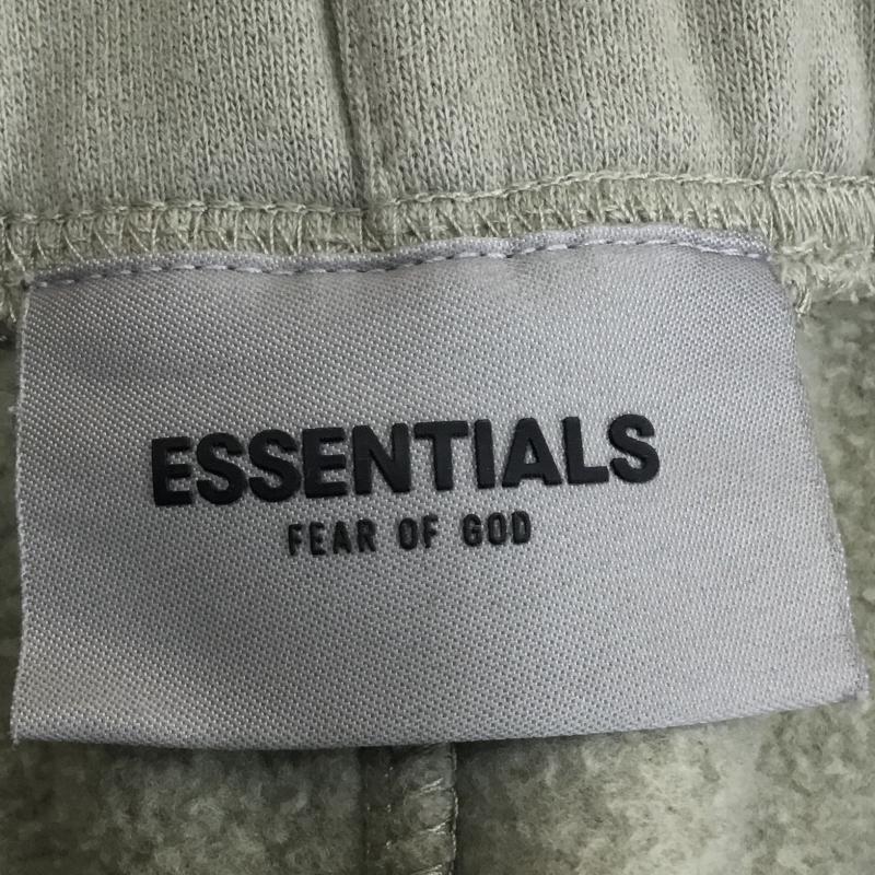 エッセンシャルズ ESSENTIALS パンツ ショートパンツ M ロゴ、文字 カーキ / カーキ / メンズ USED 古着 中古 10135002