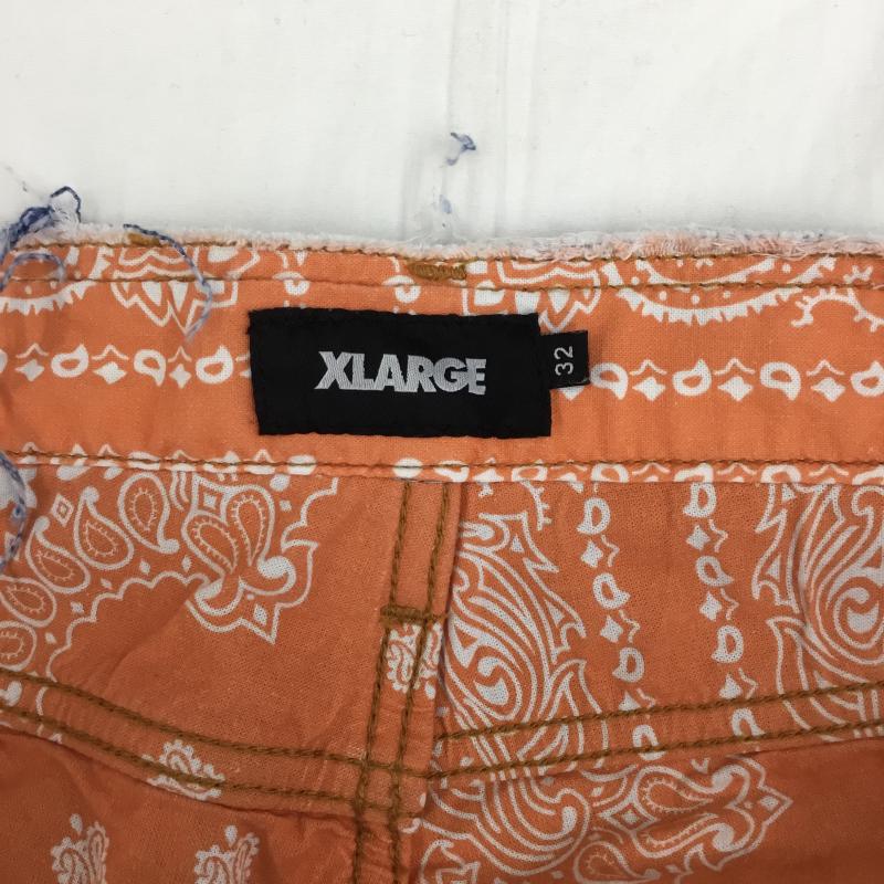エクストララージ XLARGE パンツ デニム、ジーンズ 23ss PAISLEY DENIM PANTS 101231031003 32インチ ペイズリー 水色 / ライトブルー / X 橙 / オレンジ / X 白 / ホワイト / メンズ USED 古着 中古 10128836