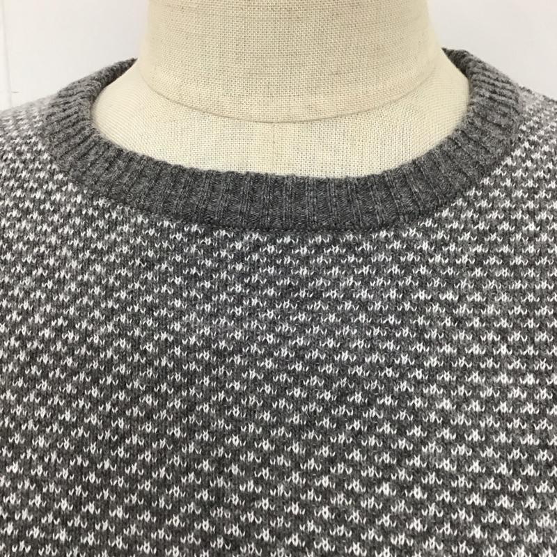 ヘリーハンセン HELLY HANSEN ニット、セーター 長袖 hoe51660 L/S Thermolite Jacquard Sweater ロングスリーブ サーモライトジャカードセーター M 無地 灰 / グレー / レディース USED 古着 中古 10123599