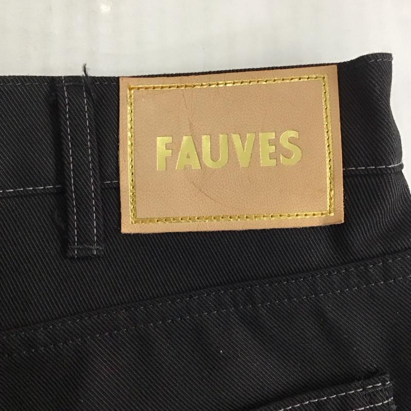 フォーヴ FAUVES パンツ デニム、ジーンズ デニムパンツ スリムパンツ ストレッチパンツ ジーンズ 6 無地 黒 / ブラック /  メンズ USED 古着 中古 10122793