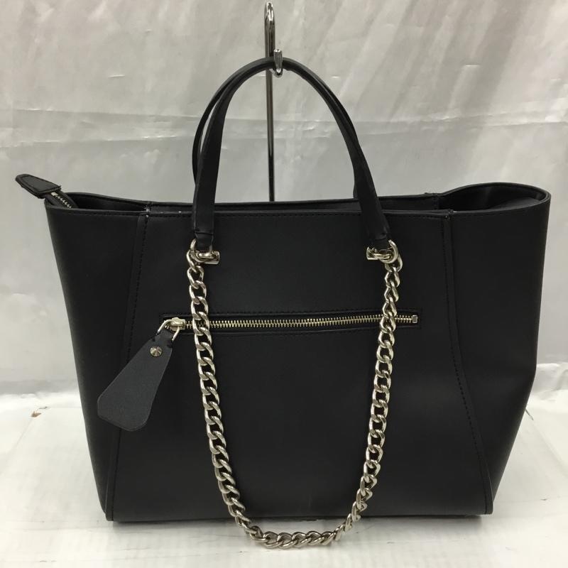 ゲス Guess トートバッグ トートバッグ VG504223 チェーン ロゴ、文字 黒 / ブラック / X 銀 / シルバー / レディース USED 古着 中古 10106023