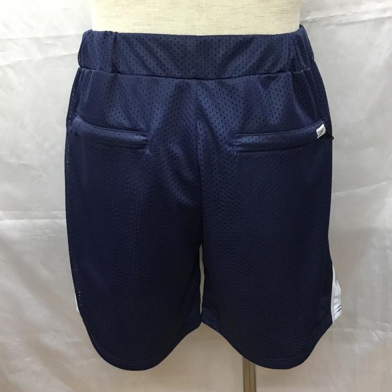 イグザンプル EXAMPLE パンツ ショートパンツ ハーフパンツ ショートパンツ カジュアルパンツ スポーツウェア L 無地 紺 / ネイビー / メンズ USED 古着 中古 10109330