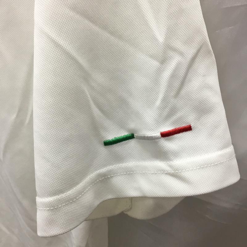 フィラ FILA ポロシャツ 半袖 GOLF ゴルフウェア L 刺繍 白 / ホワイト / メンズ USED 古着 中古 10117805