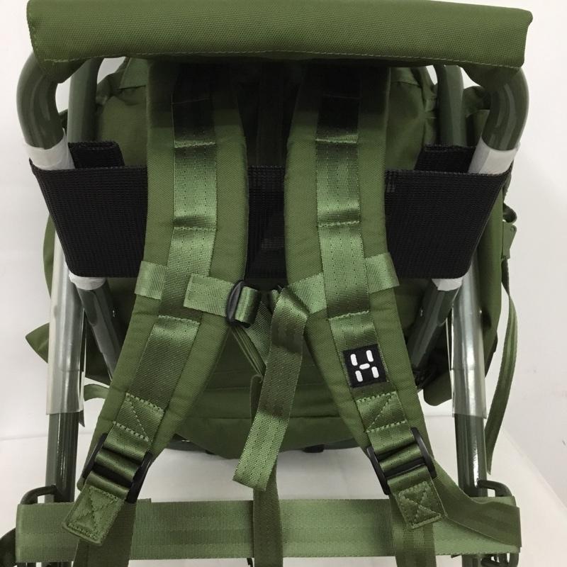 ホグロフス HAGLOFS リュックサック、デイパック リュックサック、デイバッグ COMBI バックパック チェア付き アウトドア ロゴ、文字 カーキ / カーキ / メンズ USED 古着 中古 10130022