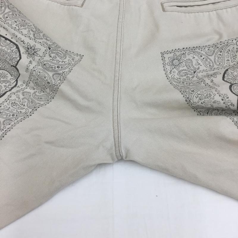 ハーレー Hurley パンツ ショートパンツ 34 ペイズリー アイボリー / アイボリー / X 黒 / ブラック / メンズ USED 古着 中古 10134499