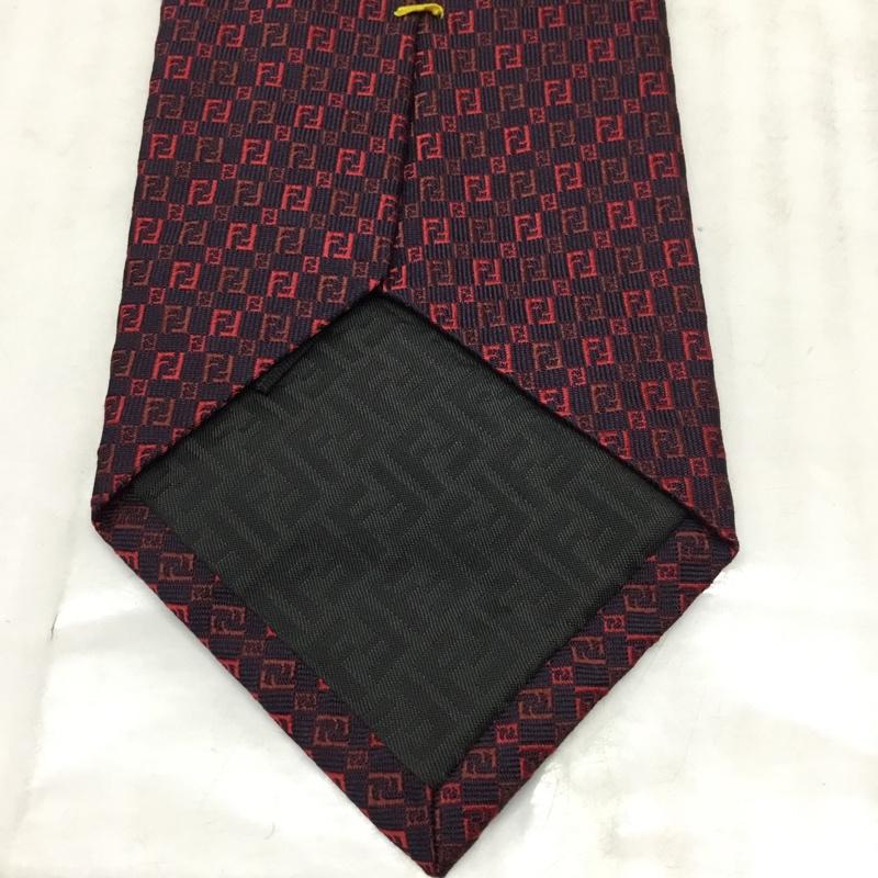 フェンディ FENDI ネクタイ ネクタイ シルク 総柄 マルチカラー / マルチカラー / メンズ USED 古着 中古 10119933