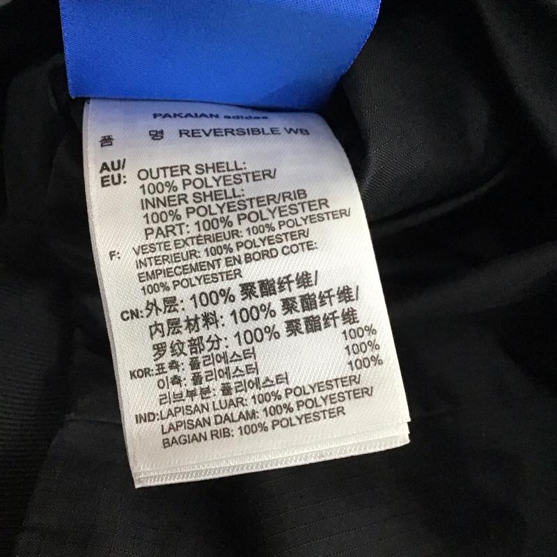 アディダスオリジナルス adidas originals ジャケット、上着 ジャケット、ブレザー ジップアップパーカー ナイロンジャケット スポーツウェア アウター ロゴ、文字 黒 / ブラック / メンズ USED 古着 中古 10122089