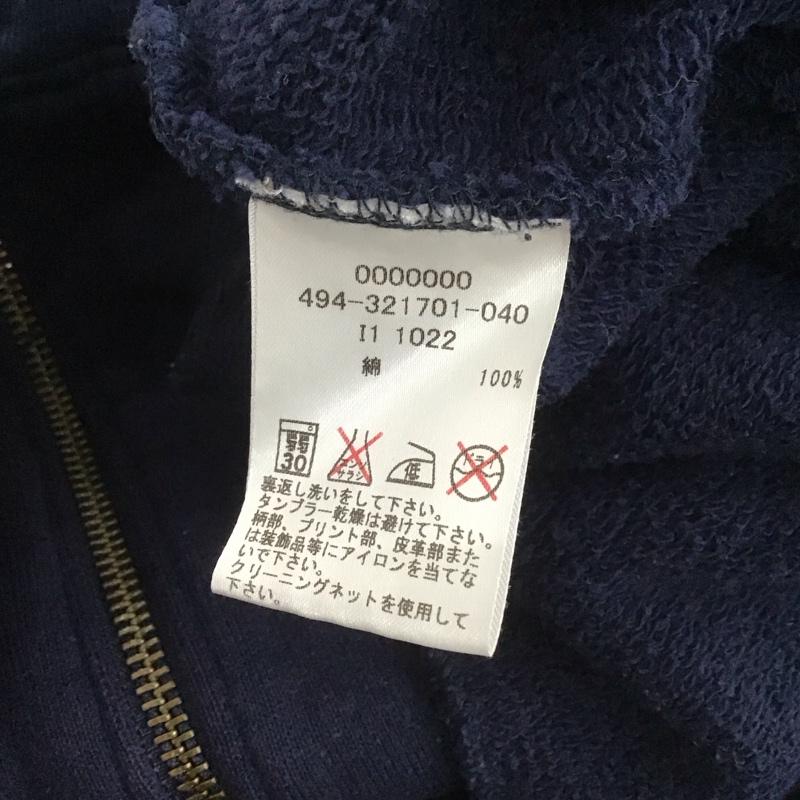 トミーヒルフィガー TOMMY HILFIGER ジャケット、上着 ジャンパー、ブルゾン ジップアップジャケット スウェットジャケット カジュアルジャケット L ロゴ、文字 紺 / ネイビー / メンズ USED 古着 中古 10106340