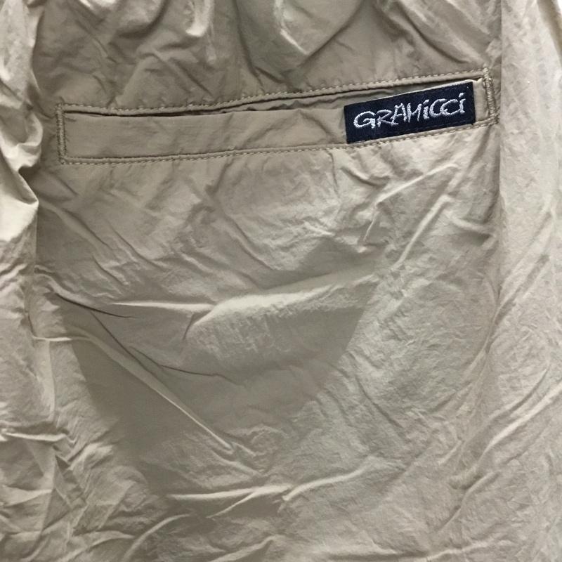 グラミチ GRAMICCI パンツ ワークパンツ、ペインターパンツ gmp-20s1429 ナイロンパンツ ワイドパンツ S ロゴ、文字 ベージュ / ベージュ /  メンズ USED 古着 中古 10122403