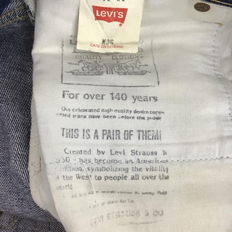リーバイス Levi s パンツ デニム、ジーンズ 702-XX 日本製 W36 L36 36インチ 無地 青 / ブルー /  メンズ USED 古着 中古 10123524
