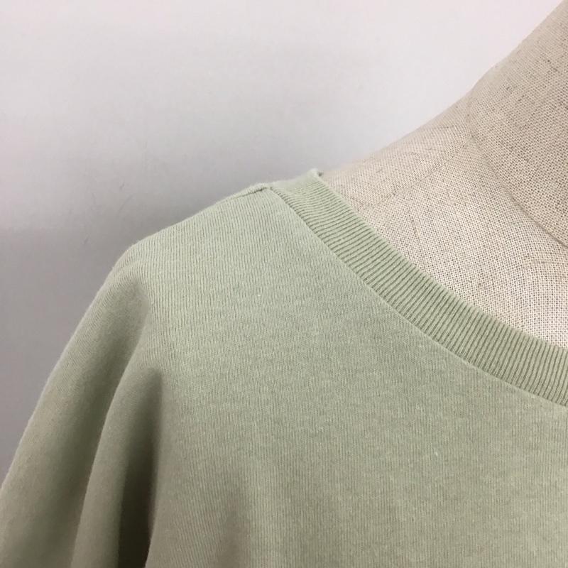 ヘザー Heather カットソー 半袖 半袖カットソー 無地Tシャツ クルーネックカットソー フレア FREE 無地 緑 / グリーン / レディース USED 古着 中古 10122708