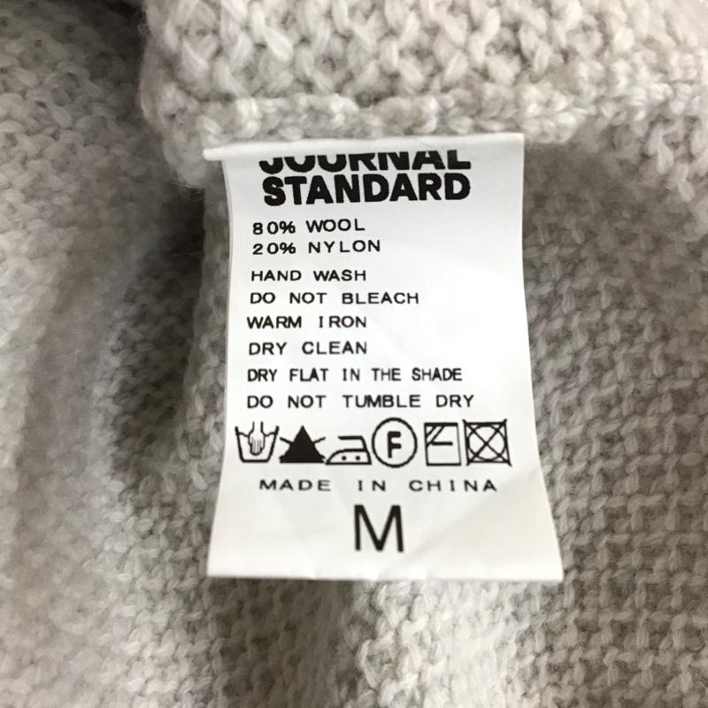 ジャーナルスタンダード JOURNAL STANDARD カーディガン 長袖 長袖ニットカーディガン リブニットカーディガン 前ボタン M 無地 ベージュ / ベージュ / メンズ USED 古着 中古 10118266