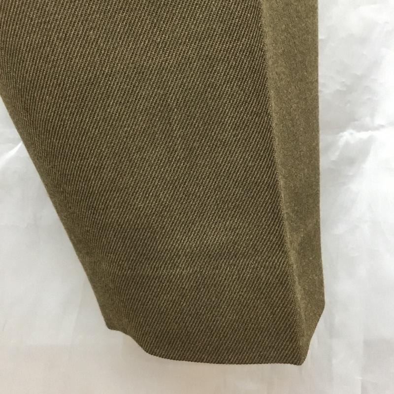 マーカウェア markaware パンツ スラックス スラックスパンツ ワイドパンツ カジュアルパンツ センタータックパンツ 2 無地 茶 / ブラウン / メンズ USED 古着 中古 10118651